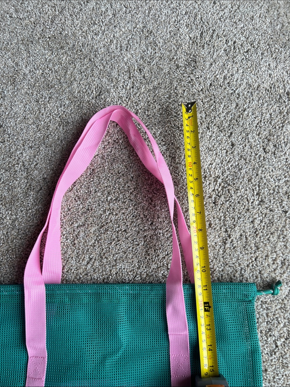 Uniqlo Pink & Teal Mesh Tote Bag - NWOT - Picture 10 of 10